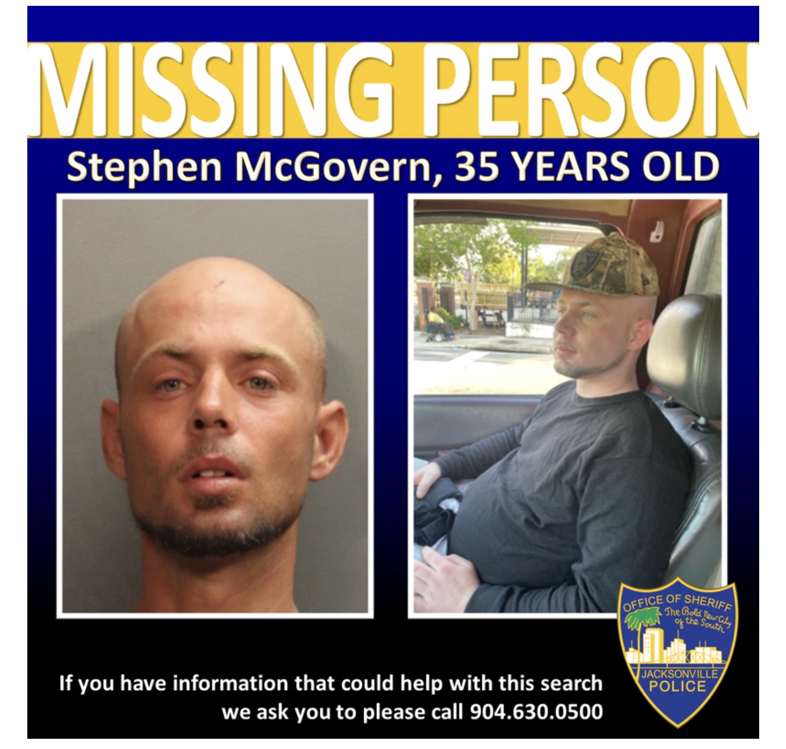 Missing Adult (Stephen Jack McGovern)