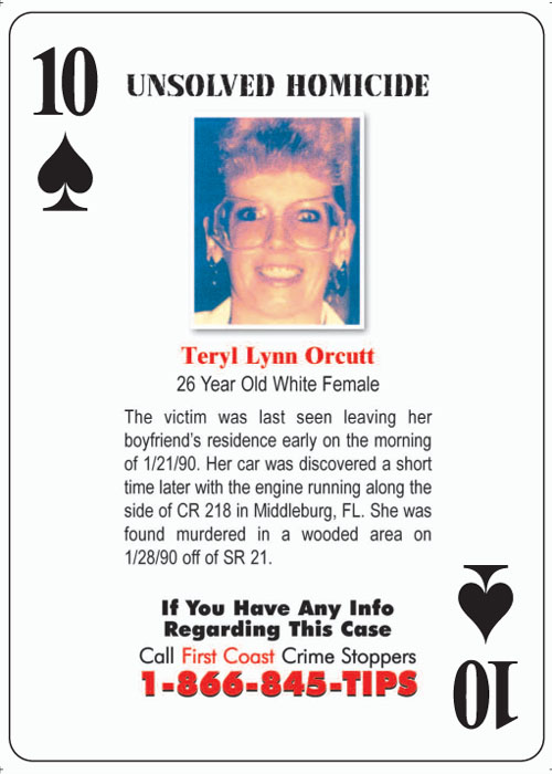 Unsolved 1990 Murder of Teryl Lynn Orcutt – Middleburg, FL